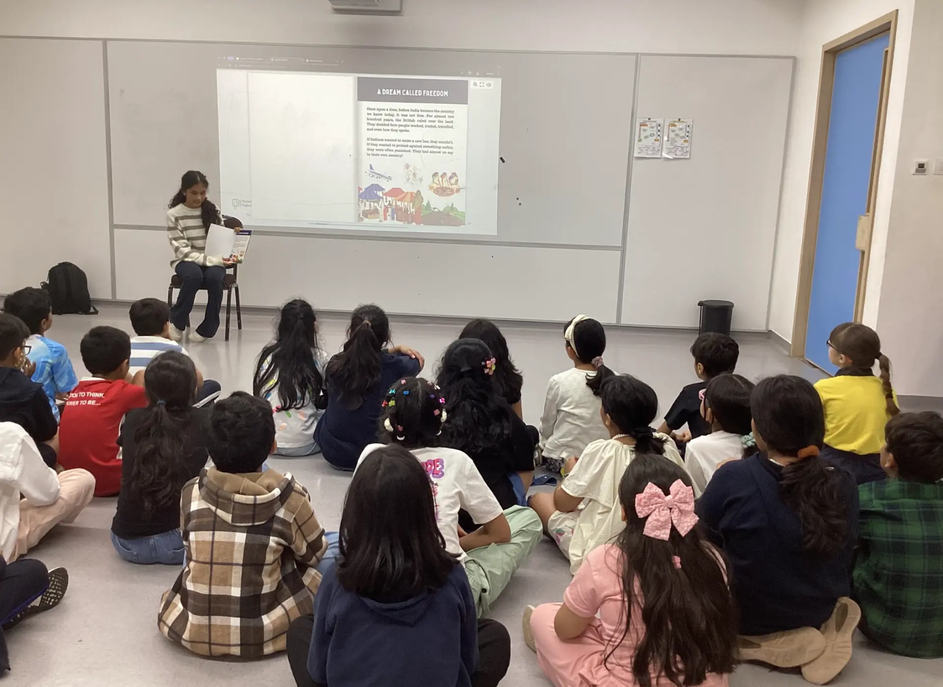 Once Upon a Constitution reading session with children, photo 4