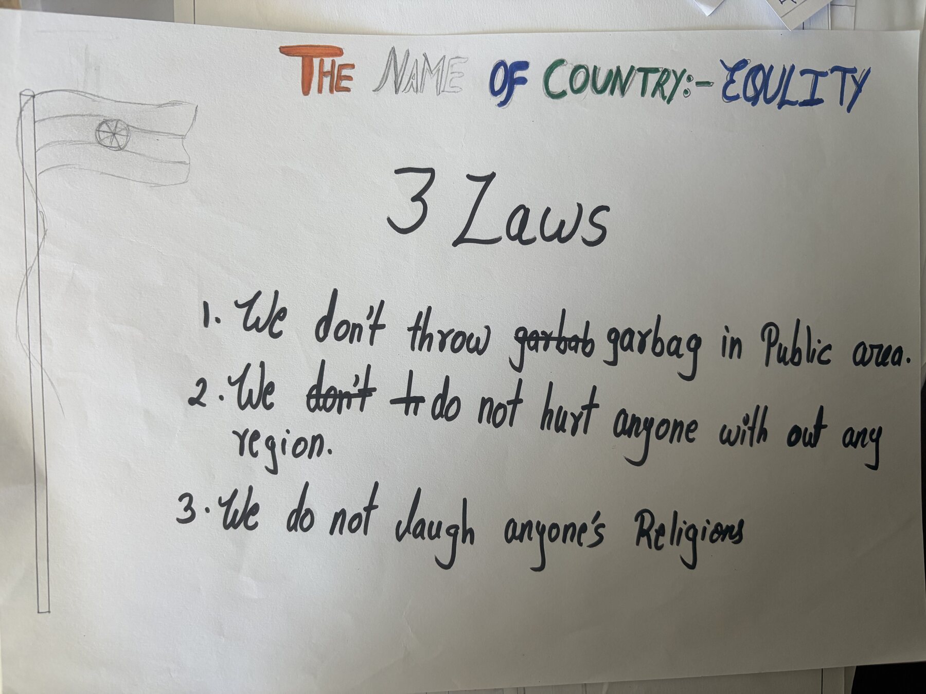 Country and laws created by students, photo 3