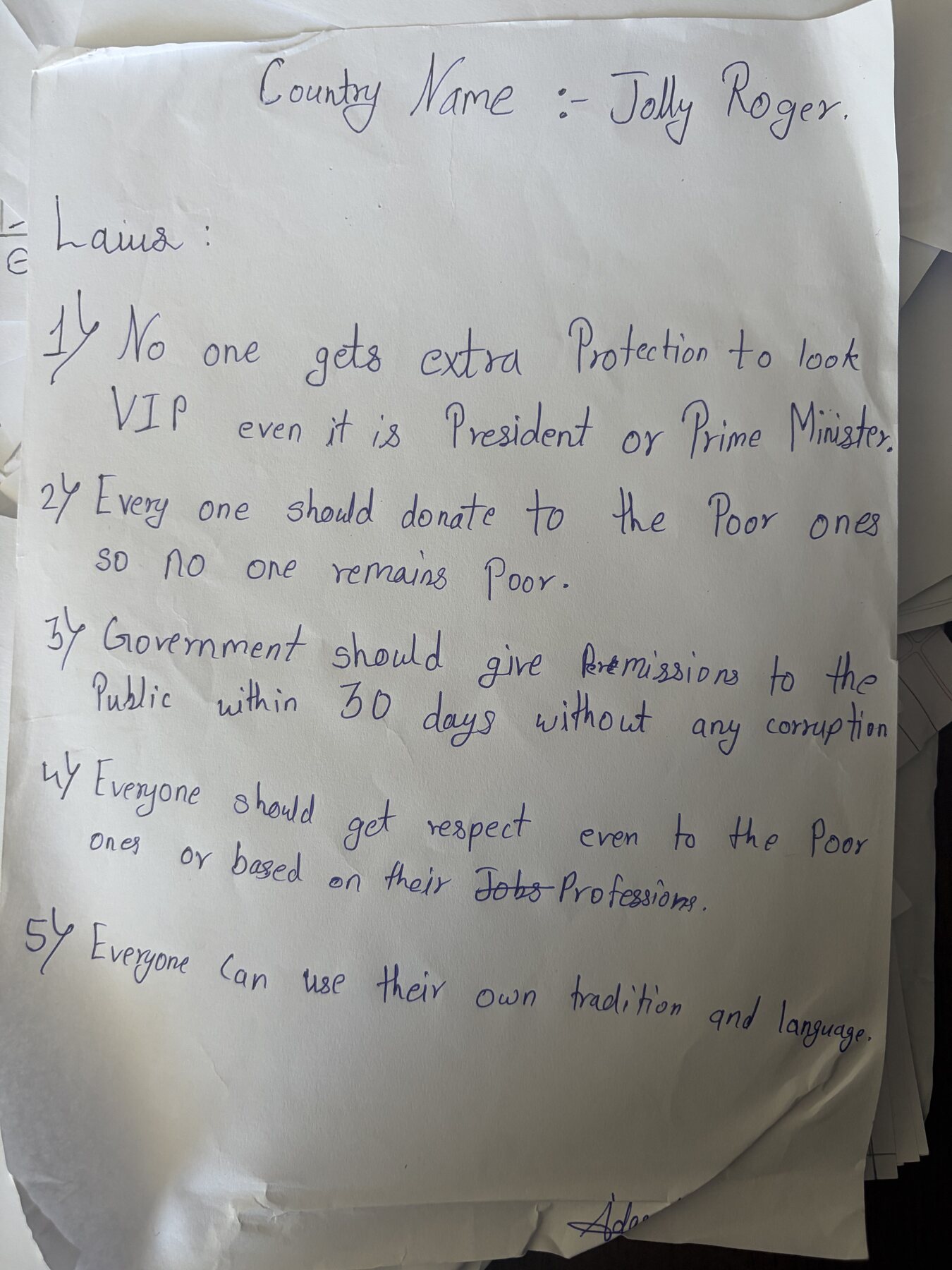 Country and laws created by students, photo 9